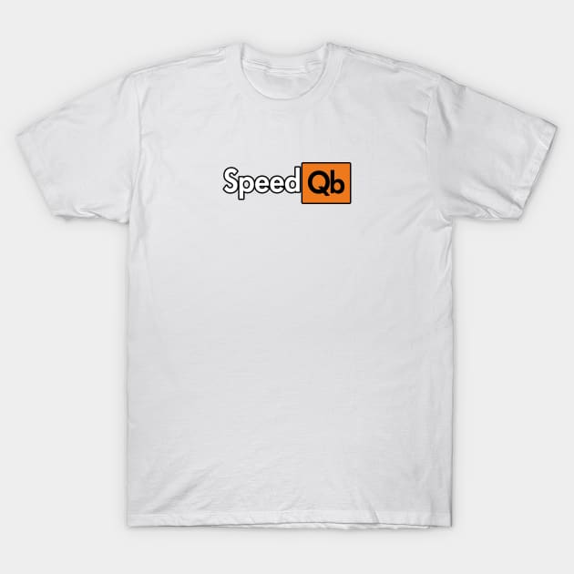 SpeedQB Orange Square T-Shirt by Xavi Biker